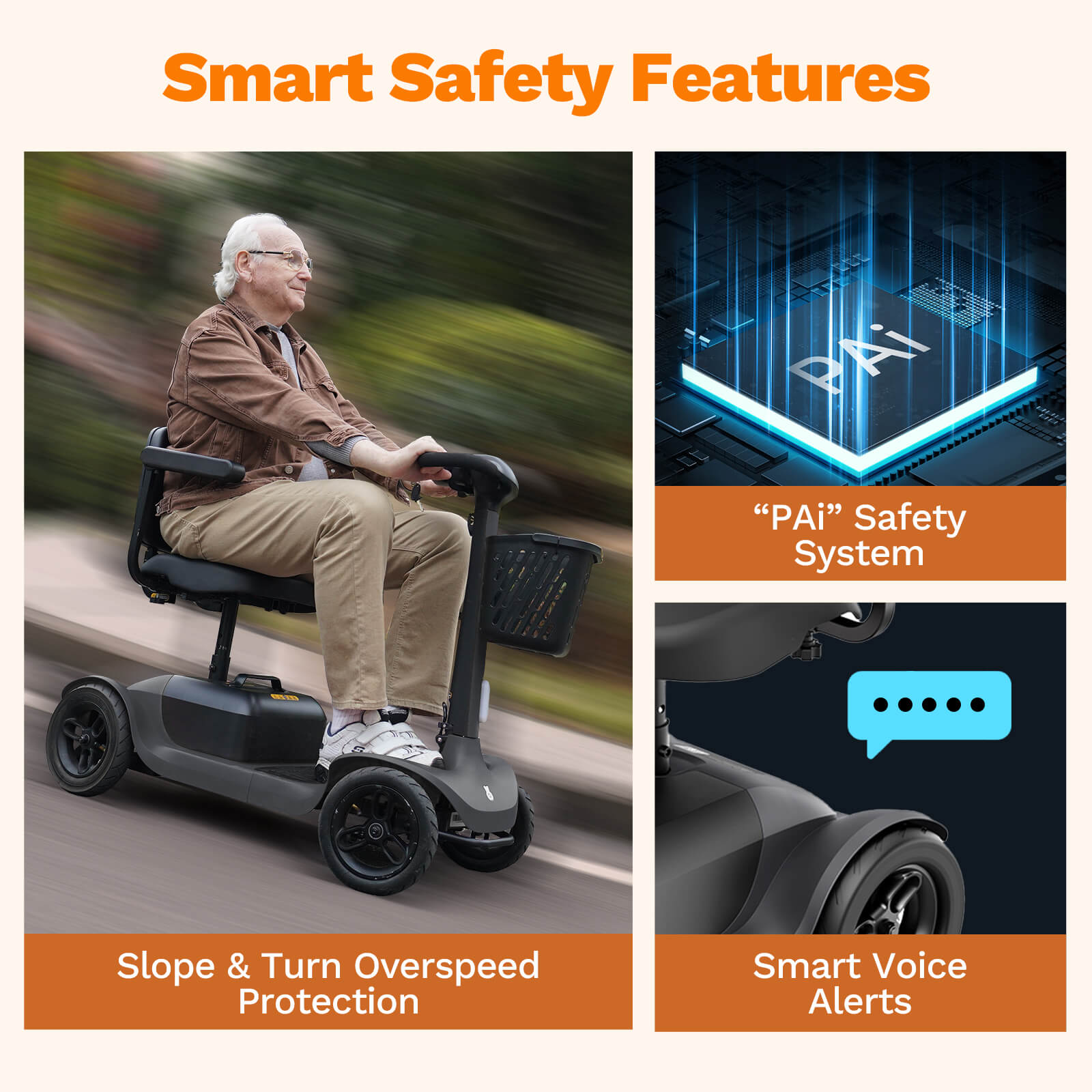 Glashow Mobility Scooter | Elevate Your Mobiity | S1 Model | smart safety features 