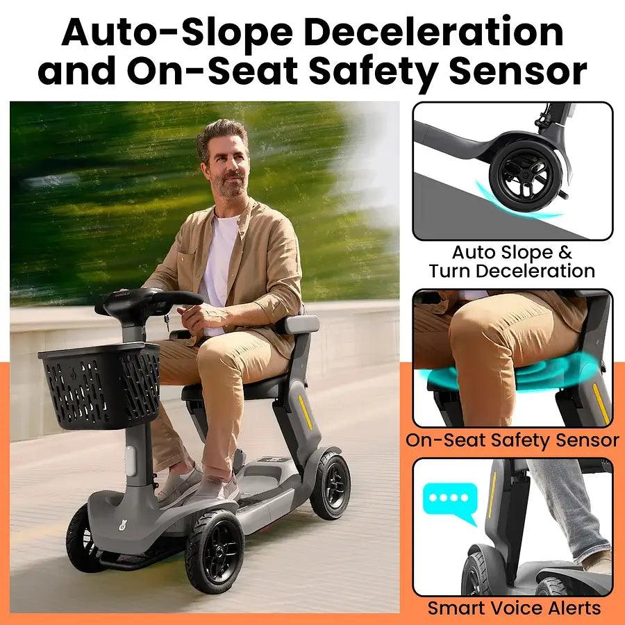 Glashow Foldable Mobility Scooter S3 - Glashow